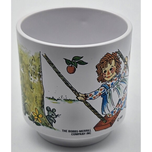 Vintage Raggedy Ann Andy Childs Dish Set 1 Cup 2 Bowls 1969 Oneida - Picture 5 of 16